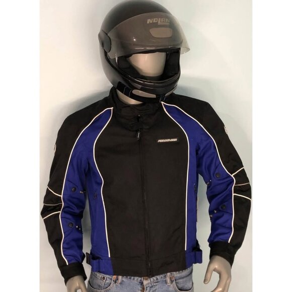 FIELDSHEER Jacket Medium Men Like New, With Armor, reflective stripes air inlets